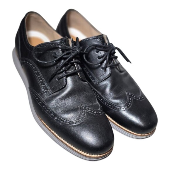 NWOT Black COLE HAAN Men\'s Grand .0S Wingtip Oxfords sz 11 main image 6